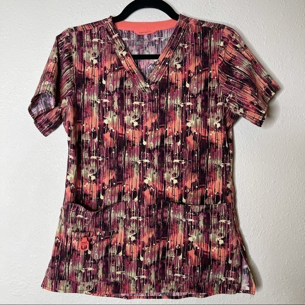 Carhartt Force Cross Flex V Neck Medical Scrub Top